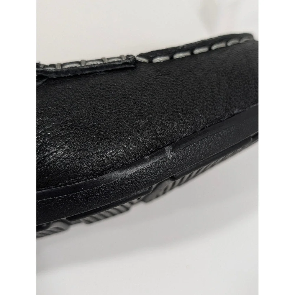 Rockport Works RK600 Penny Loafer 6.5M Black Leather Slip Resistant Safety Shoe